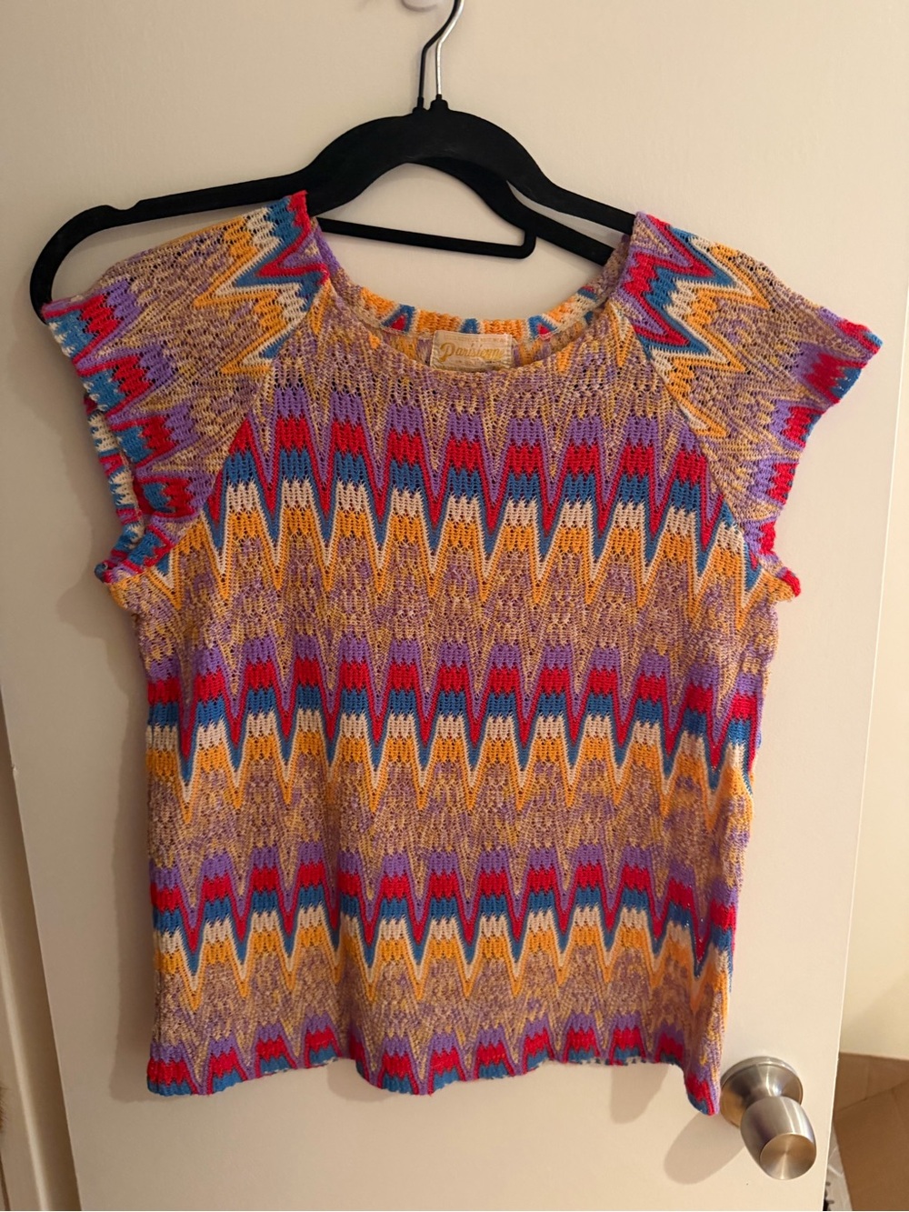 vintage 70s knit top